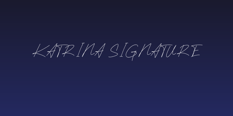 Katrina Signature Social Header