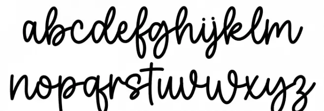 Katrina 字体 小写