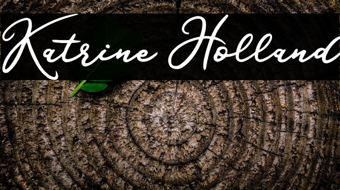 Katrine Holland Font examples