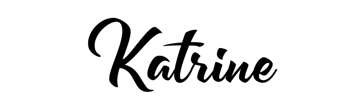 Katrine  Скачать бесплатные шрифты