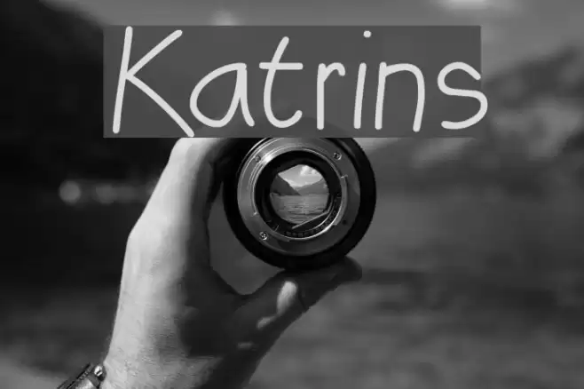 Katrins Font examples