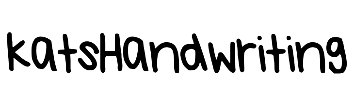 KatsHandwriting  font caratteri gratis