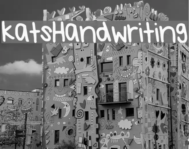 KatsHandwriting フォント examples
