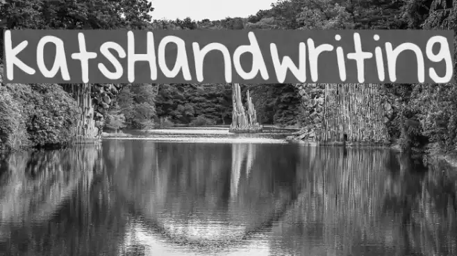 KatsHandwriting フォント examples
