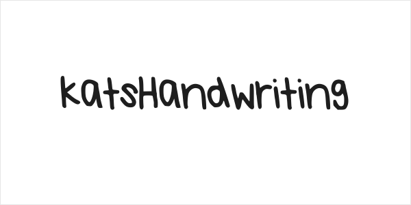 KatsHandwriting Logo