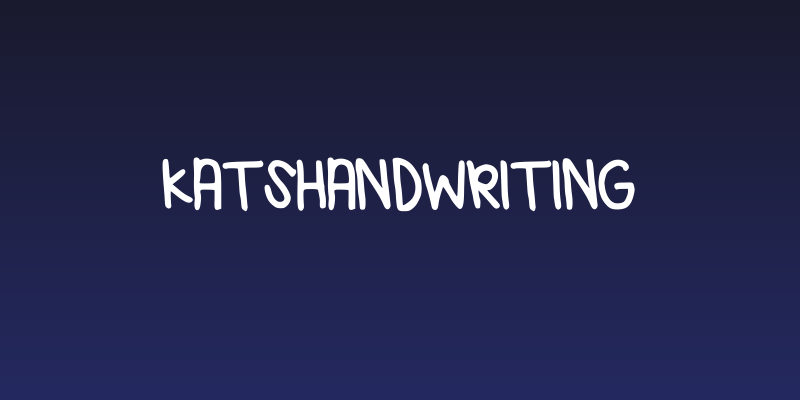 KatsHandwriting Social Header