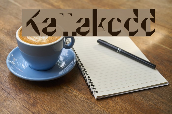 Kattakodd Font examples