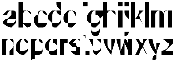Kattakodd Font LOWERCASE