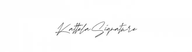 KattelaSignature  नि: शुल्क फ़ॉन्ट्स डाउनलोड