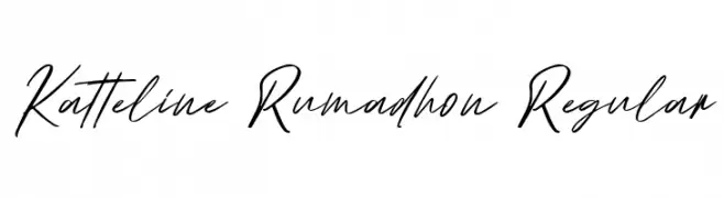 Katteline Rumadhon Regular  Fuentes Gratis Descargar