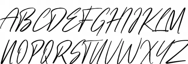 Katteline Rumadhon Regular Caratteri MAIUSCOLE