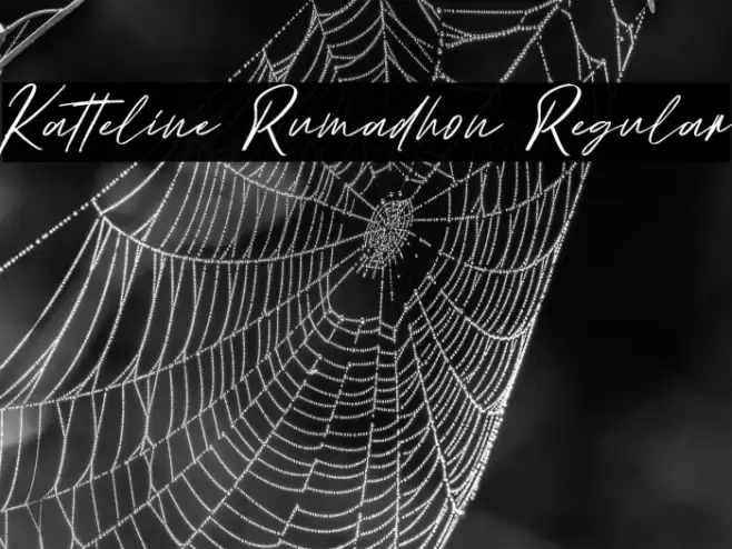 Katteline Rumadhon Regular Caratteri examples