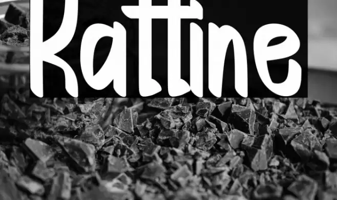 Kattine Font examples