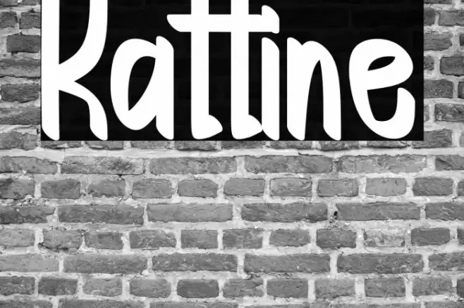Kattine Font examples