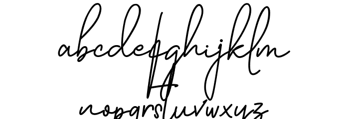Katty Pretty 2 Font LOWERCASE