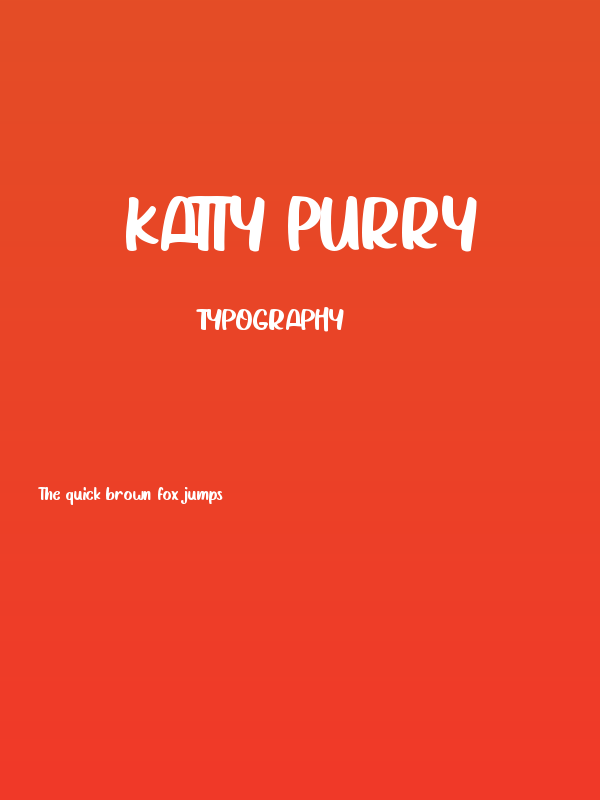 Katty Purry Poster