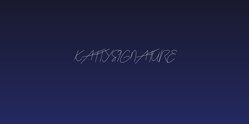 Katty Signature Social Header
