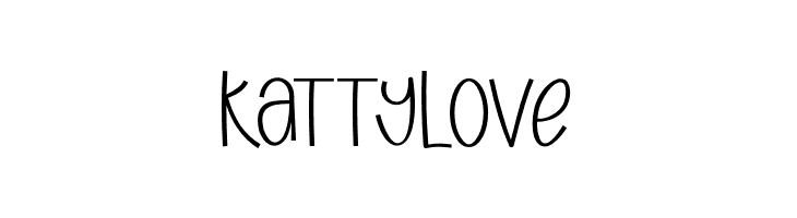 KattyLove  font caratteri gratis