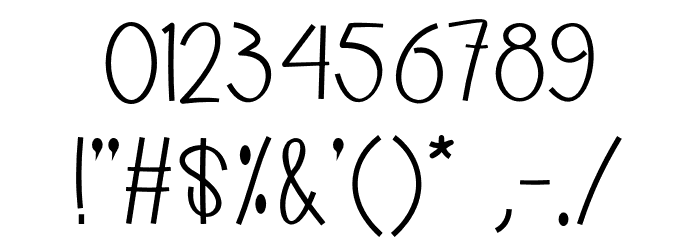 KattyLove Font OTHER CHARS