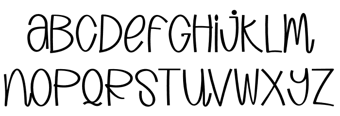 KattyLove Font LOWERCASE