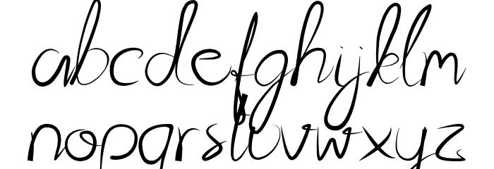 Kattyland Font LOWERCASE