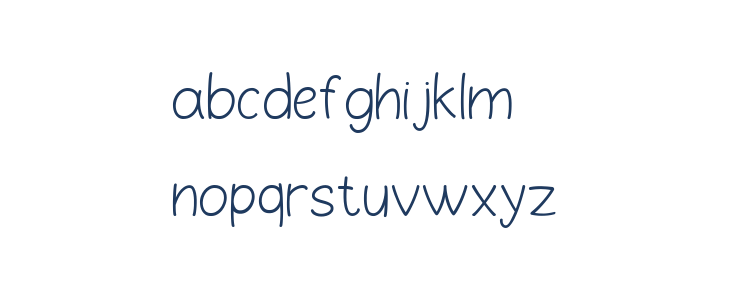 Kattys Regular Lowercase