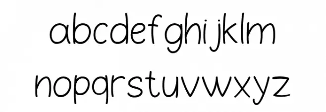 Kattys Regular Fonte MINÚSCULAS