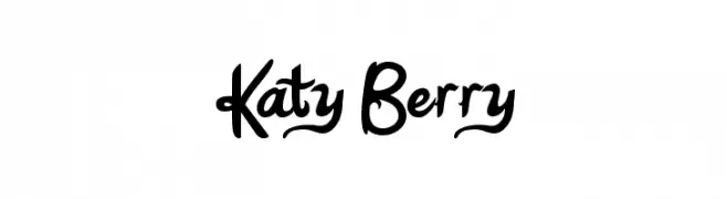 Katy Berry  フリーフォントのダウンロード