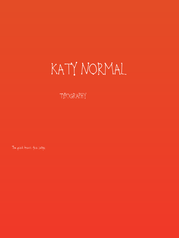 Katy Normal Poster