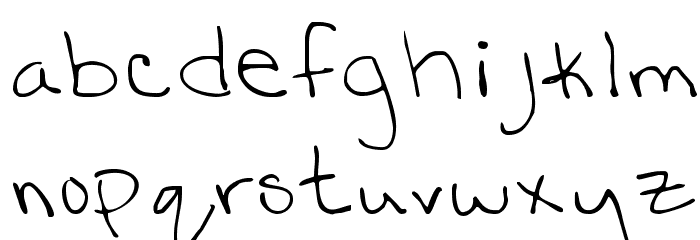 Katy handwriting 1 Medium Font LOWERCASE