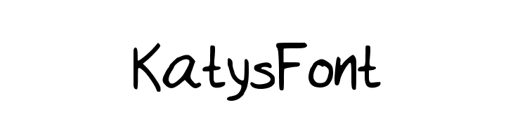 KatysFont  font caratteri gratis
