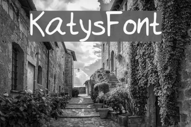 KatysFont examples