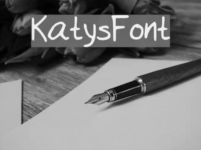 KatysFont examples