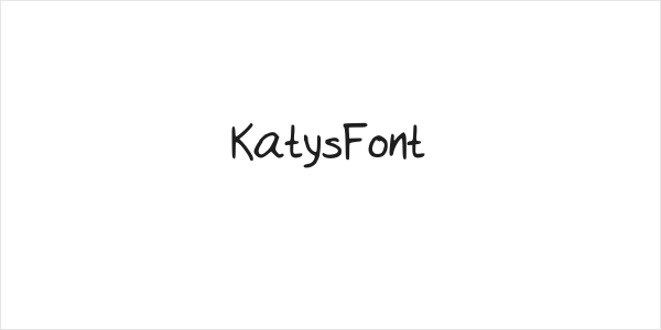 KatysFont Logo