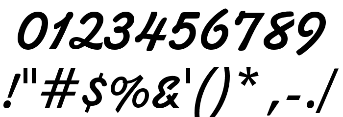Kaufmann Bold BT Font OTHER CHARS