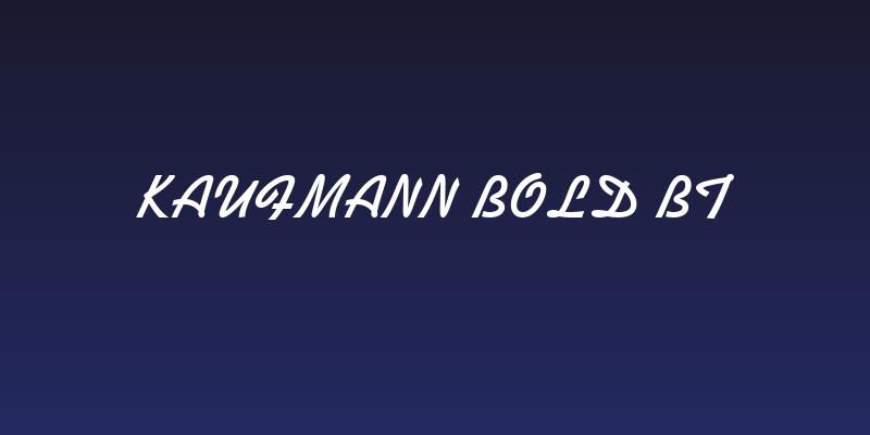 Kaufmann Bold BT Social Header