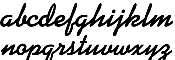 Kaufmann Bold BT Font LOWERCASE