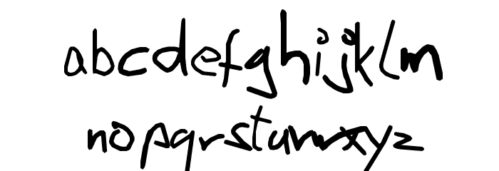 Kaunitz Font LOWERCASE