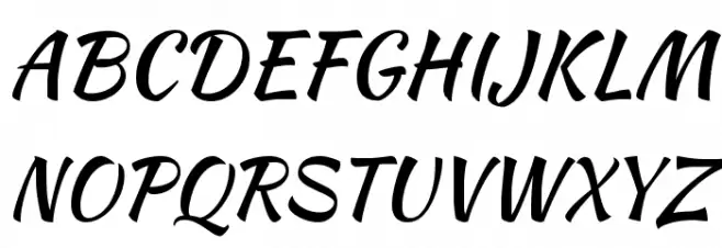 Kaushan Script Polices MAJUSCULES