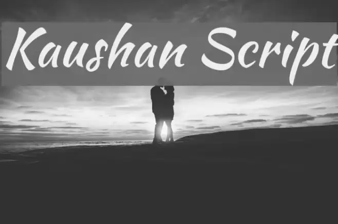 Kaushan Script Font examples