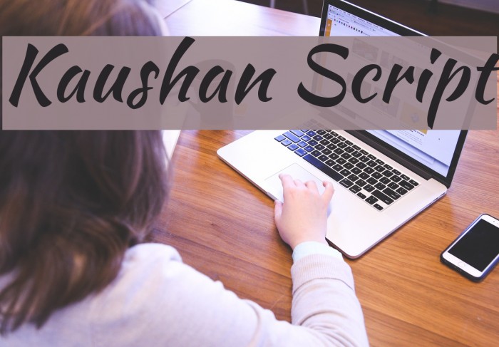 Kaushan Script Polices examples