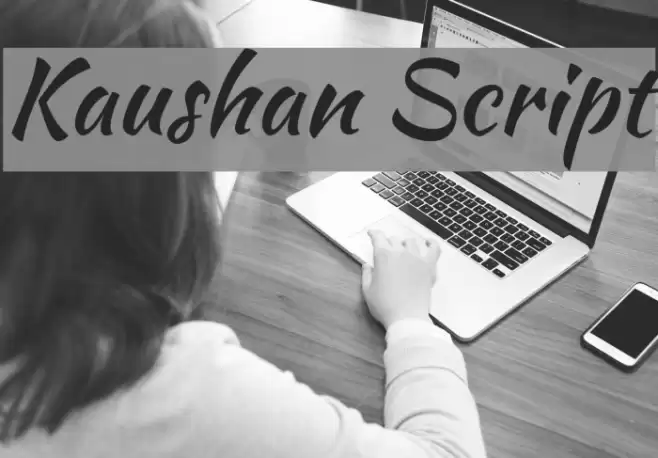 Kaushan Script Font examples