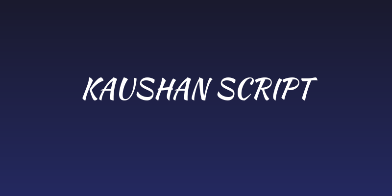 Kaushan Script Social Header