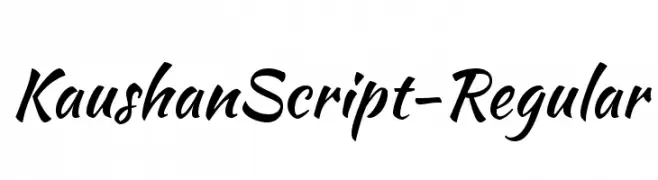KaushanScript-Regular  baixar fontes gratis