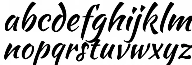 KaushanScript-Regular Caratteri MINUSCOLO