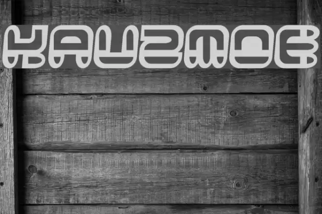 Kauzmoe Font examples