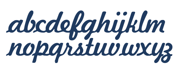 Kavaler Kursive Lowercase