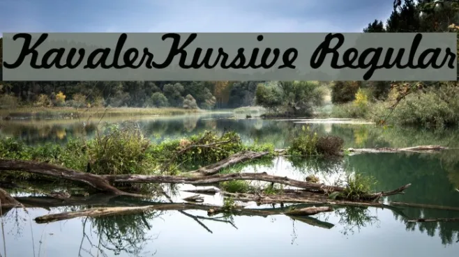 KavalerKursive Regular Example 1