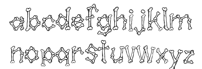 Kavernosa Font LOWERCASE