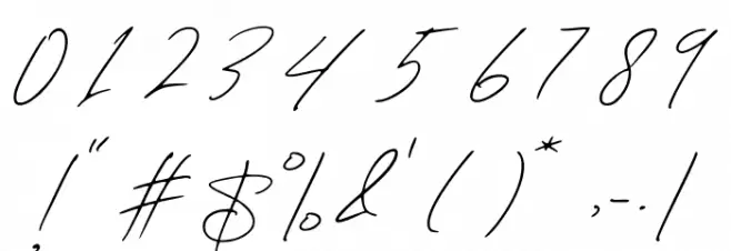 Kaveyore Font OTHER CHARS